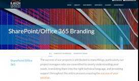 
							         SharePoint Branding – Custom Web Portals - Miri InfoTech								  
							    