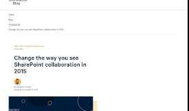 
							         SharePoint Collaboration in 2015 - ShareGate								  
							    