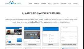 
							         SharePoint Examples - SharePoint Maven								  
							    