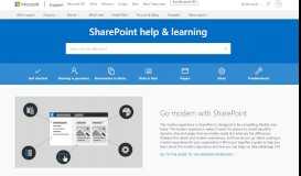 
							         SharePoint help - Office Support								  
							    