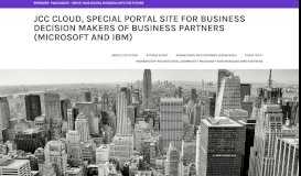
							         SharePoint – JCC CLOUD, special portal site for Business decision ...								  
							    