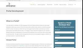 
							         Sharepoint Portal Development Services | Entrance Consulting								  
							    
