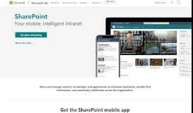 
							         SharePoint, Team Collaboration Software Tools - Microsoft Office								  
							    