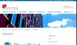 
							         SharePoint : Web-Portale : Universität Hamburg								  
							    