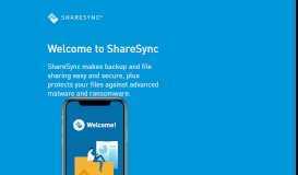 
							         ShareSync - Client Login								  
							    