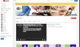 
							         ShareVision - YouTube								  
							    