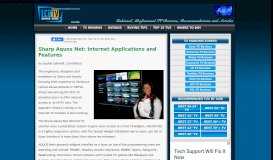 
							         Sharp Aquos Net: Internet Applications, Streaming Content ...								  
							    