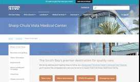 
							         Sharp Chula Vista Medical Center in San Diego - South Bay								  
							    