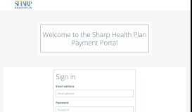 
							         Sharp Health Plan | Login								  
							    