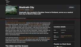
							         Shattrath City (Location) - Giant Bomb								  
							    