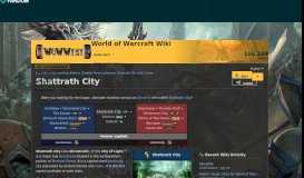 
							         Shattrath City | WoWWiki | FANDOM powered by Wikia								  
							    