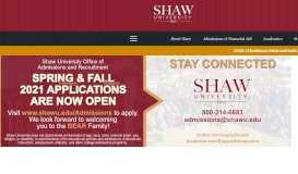 
							         Shaw University								  
							    