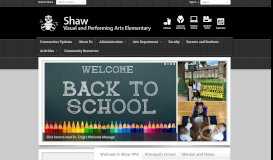 
							         Shaw VPA Elementary School / Overview - Saint Louis Public Schools								  
							    