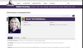
							         Shay Kuykendall - Women's Volleyball - College of Idaho Athletics								  
							    