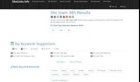 
							         Shc learn 365 Results For Websites Listing - SiteLinks.Info								  
							    
