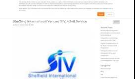 
							         Sheffield International Venues ltd (SIV) - Sunrise Software								  
							    