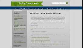 
							         Shelby County > Departments > Auditor > GIS Maps / Real Estate ...								  
							    