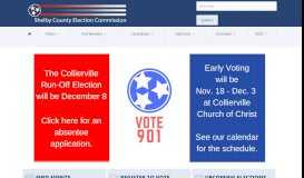 
							         Shelby County Election Commission, TN								  
							    