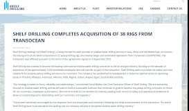 
							         Shelf Drilling Completes Acquisition of 38 Rigs from Transocean ...								  
							    