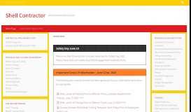 
							         Shell Contractor – Shell Contractor Resource Site								  
							    