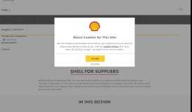 
							         Shell for suppliers | Shell Global								  
							    