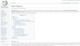 
							         Shell Nigeria - Wikipedia								  
							    