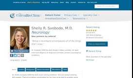 
							         Shelly Svoboda, M.D. - The Corvallis Clinic								  
							    