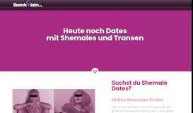 
							         Shemale Dates - Treffe Transen und Transgender online								  
							    