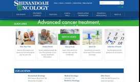 
							         Shenandoah Oncology: Cancer Treatment Center - WInchester VA								  
							    