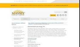 
							         Shenandoah Oncology, PC (Winchester, VA) - VCU Massey Cancer ...								  
							    