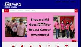 
							         Shepard Middle School / Homepage - South San Antonio ISD								  
							    
