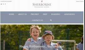 
							         Sherborne Preparatory School: Home								  
							    