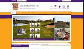 
							         Sherrard CUSD 200 / Homepage								  
							    