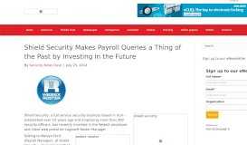 
							         Shield Security Makes Payroll Queries a Thing of the Past by ...								  
							    