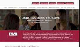 
							         Shippensburg Student Housing Options - Shippensburg PA | Property ...								  
							    