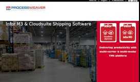 
							         Shipping Solutions for Infor M3 and Infor CloudSuite Industrial ...								  
							    