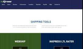 
							         Shipping Tools - InXpress US Shipping and Logistics								  
							    