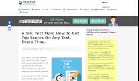 
							         SHL Tests: 6 Smart Tips To Pass Every Time (2020) + ...								  
							    