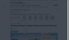 
							         'Shocking decline' in college students in Dundee and Angus - The ...								  
							    