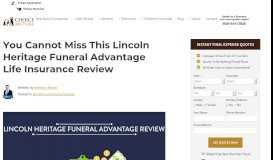 
							         SHOCKING Lincoln Heritage Funeral Advantage Life Insurance Review								  
							    