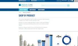 
							         Shop by Product - Aqua Cure								  
							    