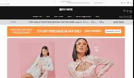 
							         Shop Forever 21 for the latest trends and the best deals | Forever 21								  
							    