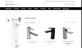 
							         Shop Online | Plumbing World								  
							    