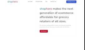 
							         shophero grocery e-commerce and fulfillment solutions								  
							    