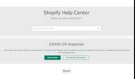
							         Shopify Help Center								  
							    