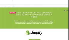 
							         Shopify Integration | Cin7 Inventory Management System								  
							    