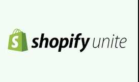 
							         Shopify Unite 2020 | Shopify Partner & Developer Conference								  
							    