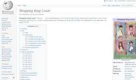 
							         Shopping King Louie - Wikipedia								  
							    
