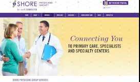 
							         Shore Physicians Group Services								  
							    