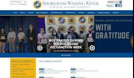 
							         Shoreham-Wading River Central School District								  
							    
